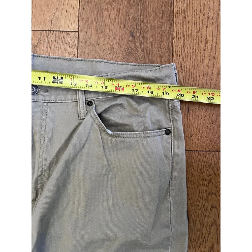 Levis 541 Athletic Taper Pants Mens 38 Khaki Tan Excellent Blank Trademark Tab
